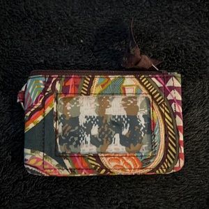 Vera Bradley zip ID case, lightly used